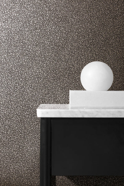 product image for Mica Texture Wallpaper in Coal and Silver Glitter from the Essential Textures Collection by Seabrook Wallcoverings 38