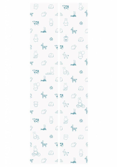 product image for Miffy Animals Kids Wallpaper in Blue by KEK Amsterdam 39