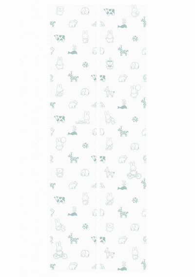 product image for Miffy Animals Kids Wallpaper in Green by KEK Amsterdam 97