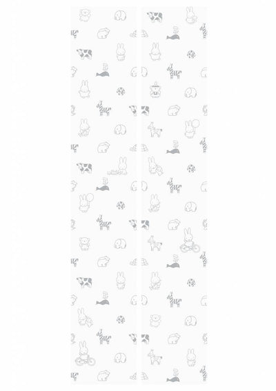 product image for Miffy Animals Kids Wallpaper in Grey by KEK Amsterdam 23