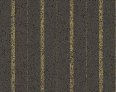 product image for Modern Stripes Wallpaper in Brown and Gold design by BD Wall 31