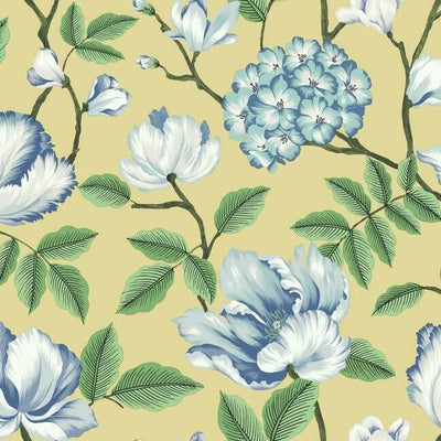 product image of Morning Garden Wallpaper in Yellow from the Grandmillennial Collection by York Wallcoverings 54