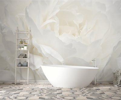 product image for Rose White Wall Mural from the Atmosphere Collection by Galerie Wallcoverings 95