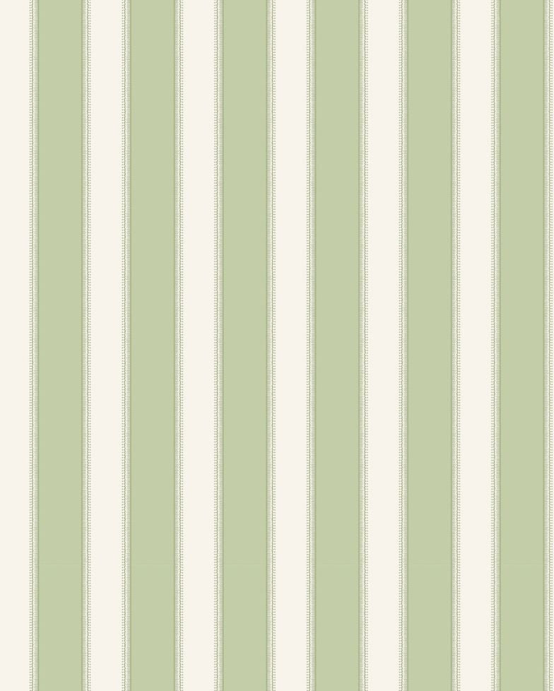 media image for Signature Sackville Stripe Green Wallpaper by Nina Campbell 230