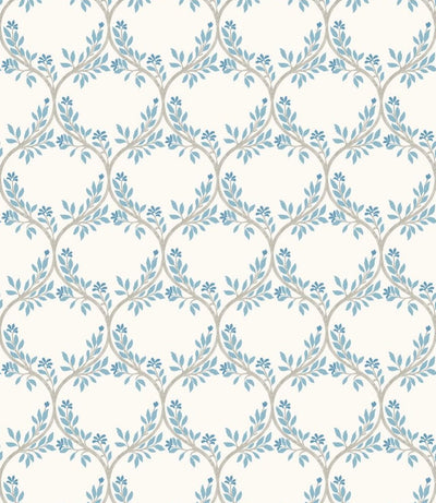 product image for Signature Arber Blue Wallpaper by Nina Campbell 76