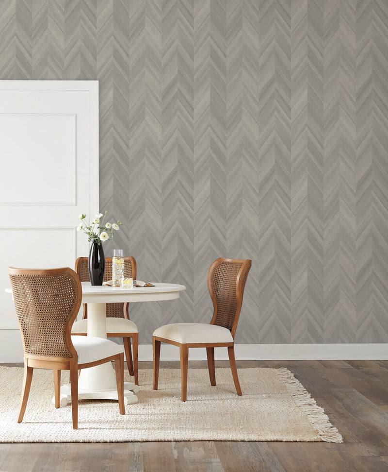 media image for Seesaw Wallpaper in Lovey Dovey Grey from the Natural Digest Collection 22