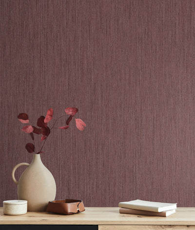 product image for Smooth as Silk Wallpaper in Solar Red from the Natural Digest Collection 74