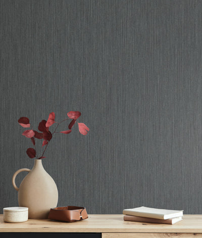 product image for Smooth as Silk Wallpaper in Galaxy Grey from the Natural Digest Collection 49