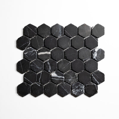 product image for Nero St. Gabriel 2" Hexagon Tile 94