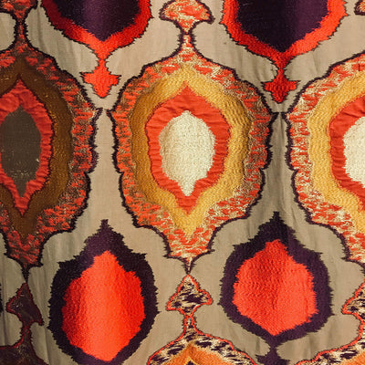 product image of Nomad Fabric in Red/Orange/Eggplant 525