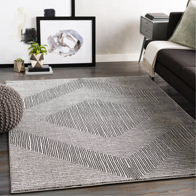 product image for Nepali NPI-2316 Rug in Black & Medium Gray by Surya 78