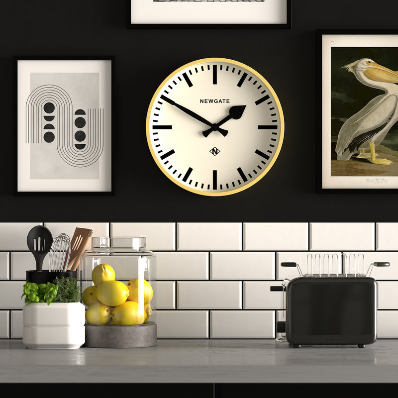 media image for Number Three Railway Wall Clock 298