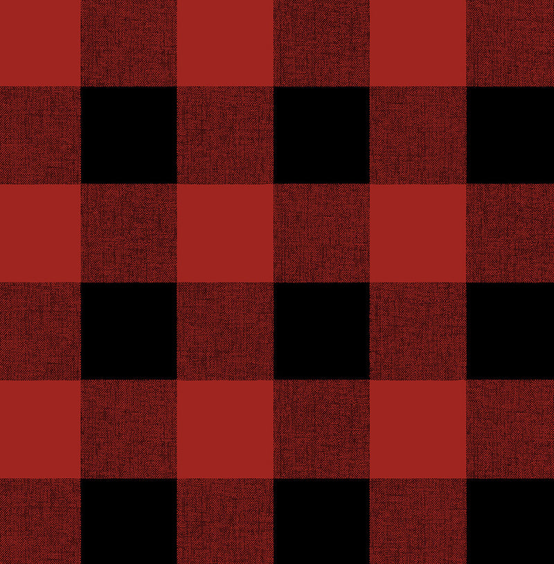 media image for sample buffalo plaid wallpaper in red and black by nextwall 1 239