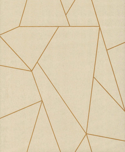 product image for Nazca Wallpaper in Pearl/Gold from the Modern Metals Second Edition 58