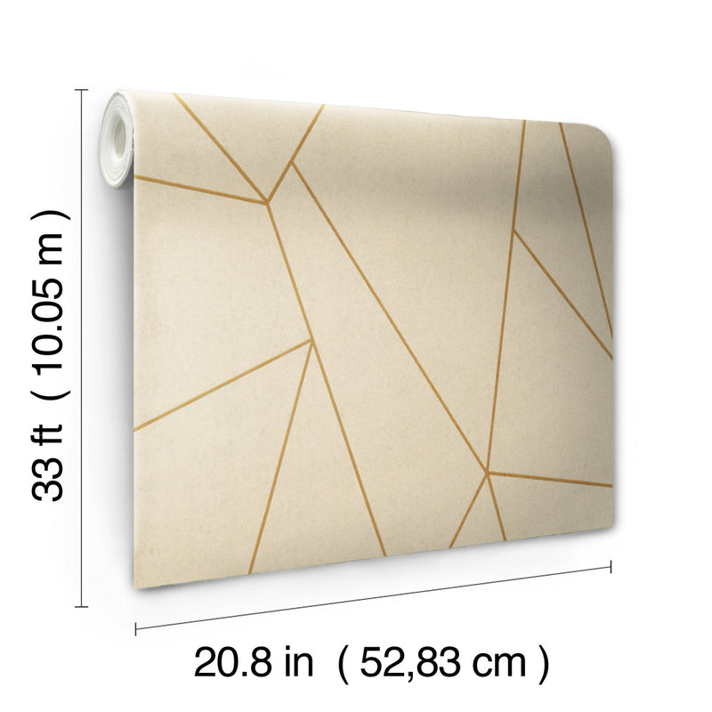 media image for Nazca Wallpaper in Pearl/Gold from the Modern Metals Second Edition 211