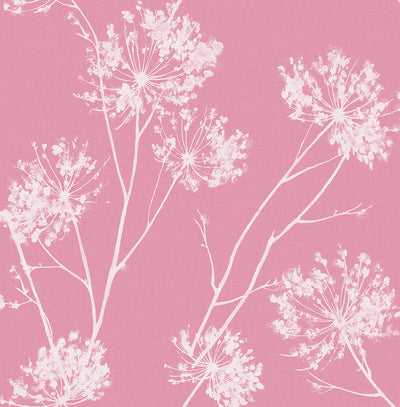 product image for One O'Clocks Peel & Stick Wallpaper in Pink 2