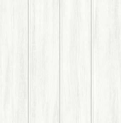 product image of Wood Panel Alabaster Peel-and-Stick Wallpaper by NextWall 533