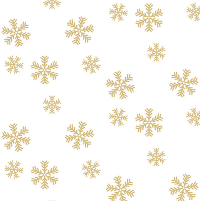 product image for Snowflakes Peel-and-Stick Wallpaper in Metallic Gold by NextWall 19