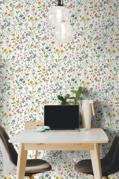 product image for Wildflowers Multi Peel-and-Stick Wallpaper by NextWall 97