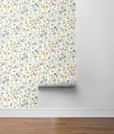 product image for Wildflowers Multi Peel-and-Stick Wallpaper by NextWall 88