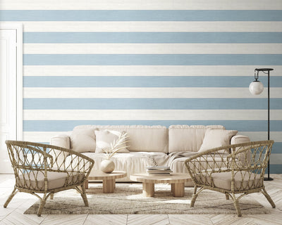 product image for Two Toned Shiplap Carolina Blue Peel-and-Stick Wallpaper by NextWall 53