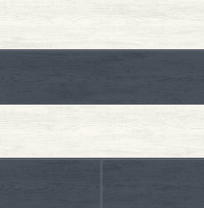 product image of sample two toned shiplap navy blue peel and stick wallpaper by nextwall 1 590