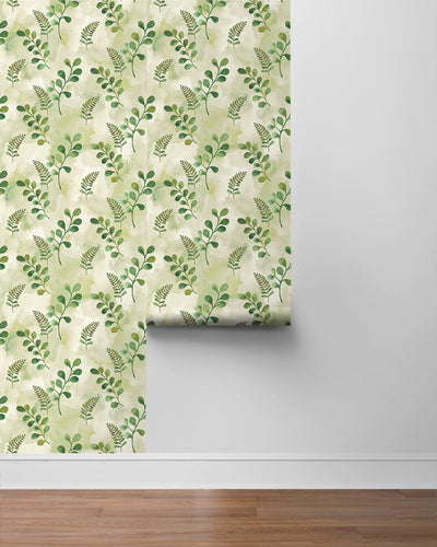 product image for Woodland Walk Summer Fern Peel-and-Stick Wallpaper by NextWall 80