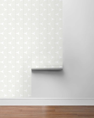 product image for Zen Geo Lunar Rock & Pearl Peel-and-Stick Wallpaper by NextWall 81