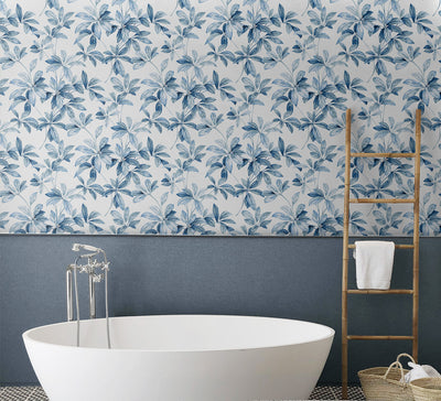 product image for Leaf Trail Peel-and-Stick Wallpaper in Lakeside 91