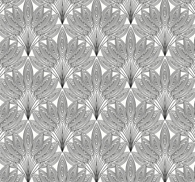 product image for Peacock Leaves Peel-and-Stick Wallpaper in Ebony 68