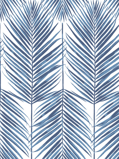 product image for Paradise Palms  Peel-and-Stick Wallpaper in Coastal Blue 34