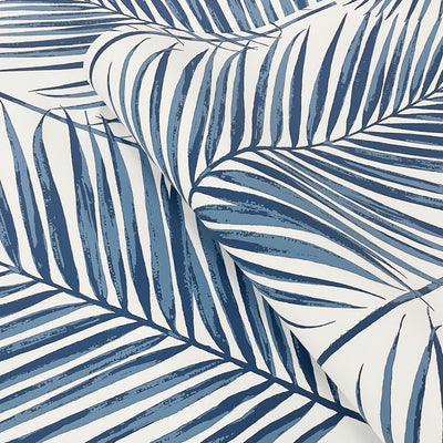 product image for Paradise Palms  Peel-and-Stick Wallpaper in Coastal Blue 42