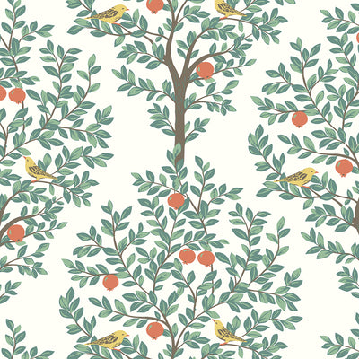 product image of Fruit Tree Peel-and-Stick Wallpaper in Juniper 56