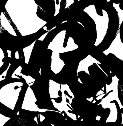 product image for Inkblot Peel-and-Stick Wallpaper in Onyx 17