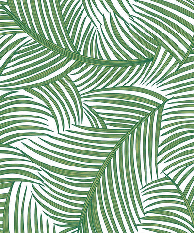 product image of Tossed Palm Fronds Peel & Stick Wallpaper in Greenery 593