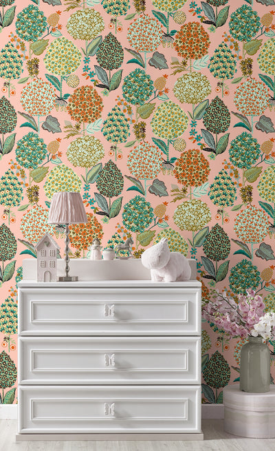 product image for Blooming Bulbs Peel & Stick Wallpaper in Posy Pink 12