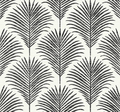 product image of Grassland Palm Peel & Stick Wallpaper in Inkwell & Off-White 524