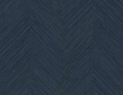 product image for Chevron Stripe Peel & Stick Wallpaper in Dark Blue 3