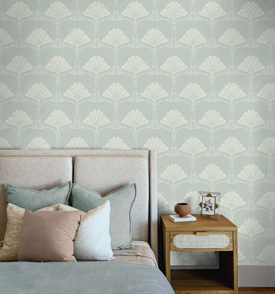 product image for Deco Floral Peel & Stick Wallpaper in Aloe Mist 92