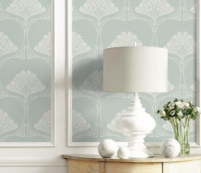 product image for Deco Floral Peel & Stick Wallpaper in Aloe Mist 79