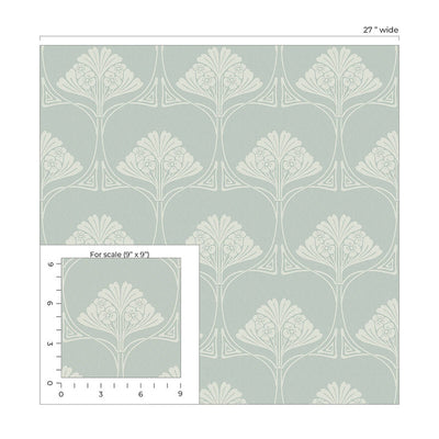 product image for Deco Floral Peel & Stick Wallpaper in Aloe Mist 87