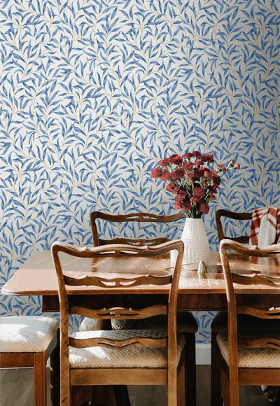 product image for Willow Trail Peel & Stick Wallpaper in Blue Lake 75