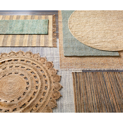 product image for Continental Jute Cream Rug Roomscene Image 1