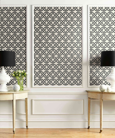 product image for Nouveau Trellis Wallpaper from the Nouveau Collection by Wallquest 66