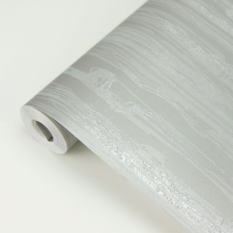 media image for Nova Faux Wood Wallpaper in Silver from the Polished Collection by Brewster Home Fashions 265