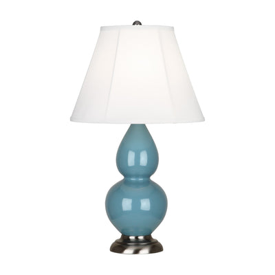 product image for steel blue glazed ceramic double gourd accent lamp by robert abbey ra ob10 3 93