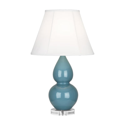 product image for steel blue glazed ceramic double gourd accent lamp by robert abbey ra ob10 7 2