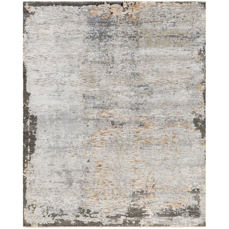 media image for Ocean OCE-2300 Hand Knotted Rug in Light Grey & Charcoal by Surya 286