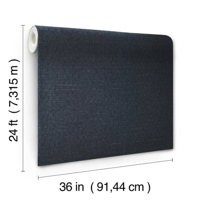 product image for Tatami Weave Wallpaper in Navy 75