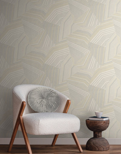 product image for Dotted Maze Wallpaper in Taupe 19